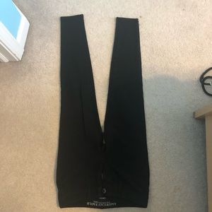 American Eagle black mid rise jegging